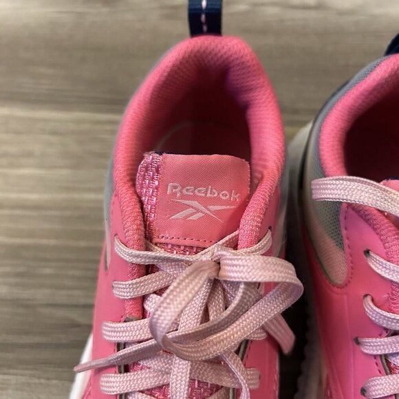 Reebok Girls Reebok Flexagon Energy 3 PS Sneakers Size 3 Pink Lace Up GW0107 EUC - Picture 4 of 11
